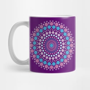 Purple Mandala Dotted Mug